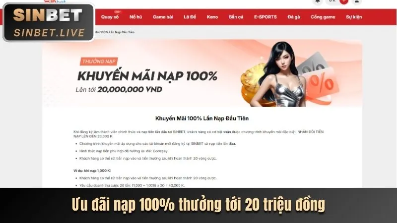 Tiền thưởng chào mừng mm99 game